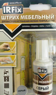Штрих мебельный IRFix Серый, 20мл 