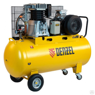 Компрессор воздушный, ременный привод BCI5500-T/200, 5.5 кВт, 200 литров, 850 л/мин Denzel #1