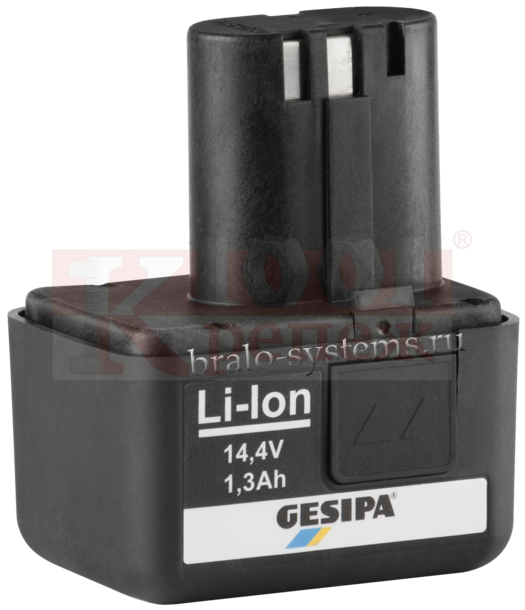 Аккумуляторное устройство GESIPA для заклепочного инструмента, 14.4 В 1.3 А·ч