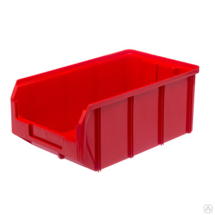 Пластиковый ящик Стелла-техник V-3-красный #1