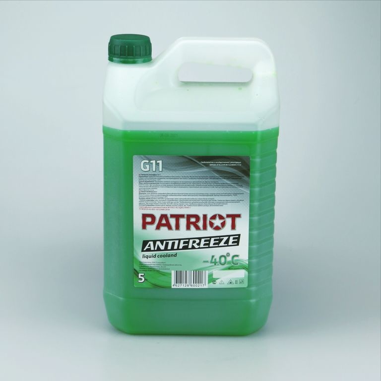 PATRIOT Антифриз G11 зеленый 5 кг