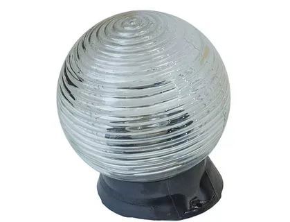 Светильник НБП 01-60-004, 60Вт, 220В, Е27, наклонное основание, рассеиватель шар, пластик