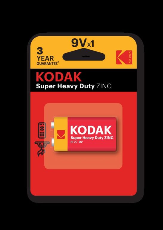 Батарейка Kodak Ехtra Heavy Duty 6F22 BL-1