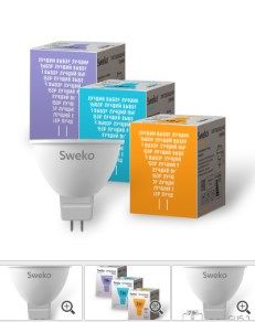 Лампа светодиодная Sweko 42LED-MR-7W-230-4000K-GU-5.3P