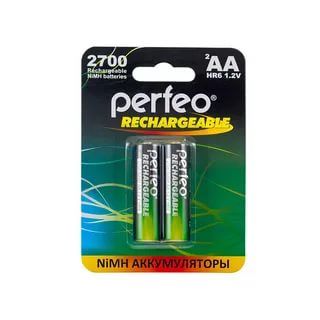 Аккумулятор Perfeo АА/R06-1800mAh 1.2B BL-2 ЦЕНАза 2шт