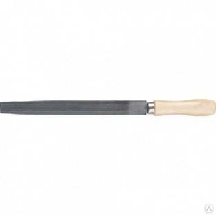 Напильник ON с деревянной ручкой, п/круглый, 250 мм, №2 