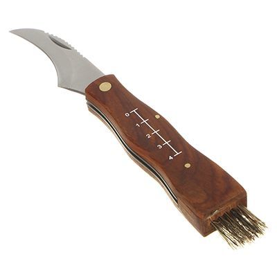 Нож INBLOOM грибника 21см, нерж. сталь, дерево (186-031)