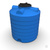 Емкость полиэтиленовая накопительная цилиндрическая ВЦЕ 300л вертикальная синяя #1
