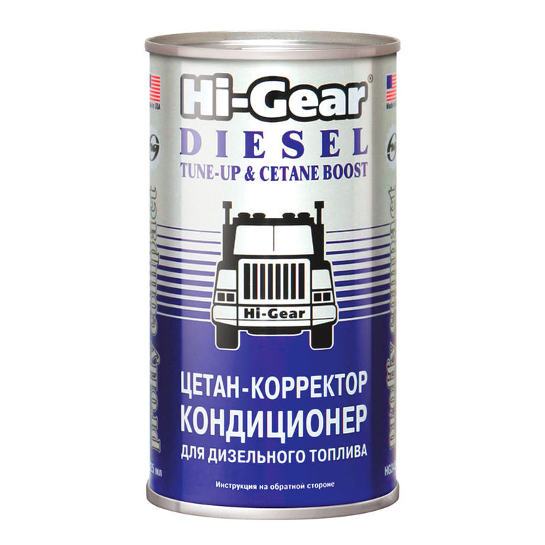 Hi-Gear Цетан-корректор и кондиционер для дизельного топлива (на 70-90л) (325мл) HG3435