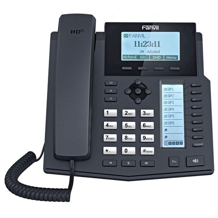 Телефон IP Fanvil X5U, черный