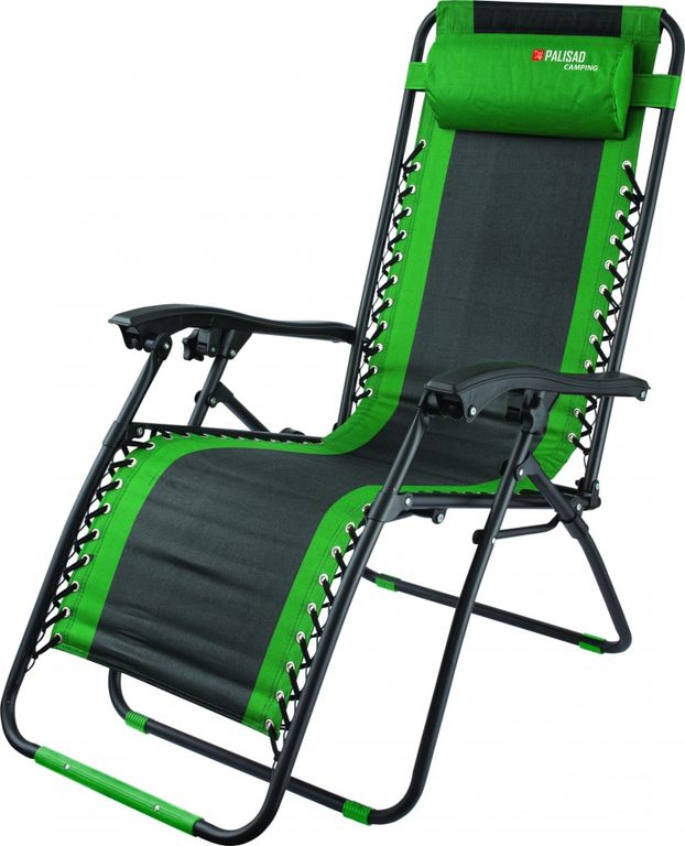 Кресло-шезлонг складное, многопозиционное 160 х 63.5 х 109 см Camping Palisad