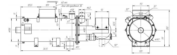 Предпусковой подогреватель двигателя HYDRONIC HG D5SC Comfort без монтажного комплекта