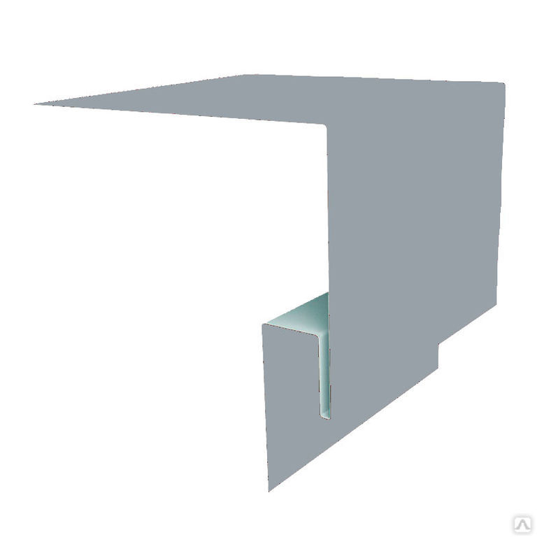 Рейка откоса для линеарных вентилируемых фасадов оцинкованная