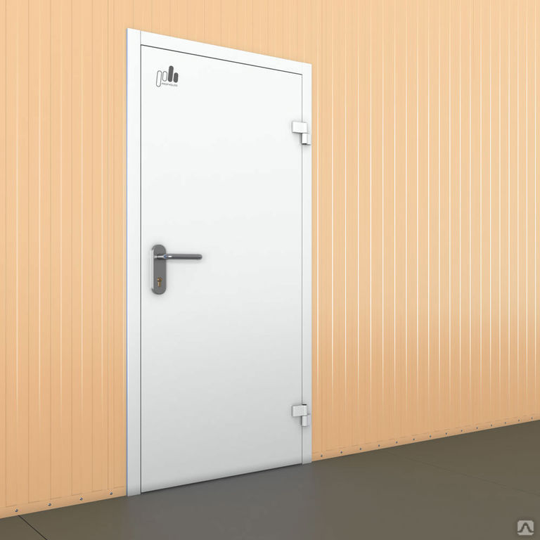 Техническая дверь одностворчатая (ТДО) с рамой в обхват 7