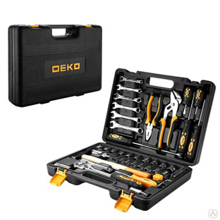 Универсальный набор инструмента для дома и авто в чемодане Deko DKMT63 (63 предмета) 065-0731 DEKO 