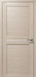 Дверь Омега МДФ Сатин бесцветный, глухая вставка 21х9