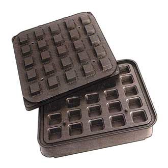 Форма для 25 квадратных тарталеток 45*45 мм для тарталетницы Cookmatic Pavoni CookmatikG