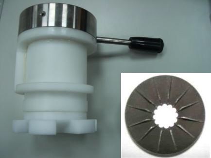 Набор фильер для производства печенья с полосками и начинкой (цветок) для SD 97W с 6, 2 или 9 лепестковой диафрагмой