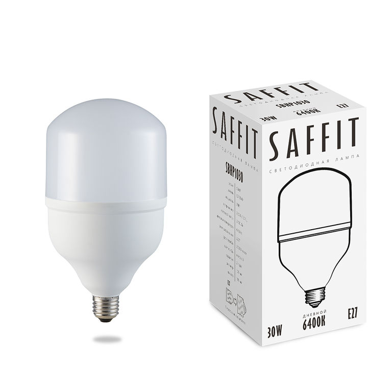 Лампа светодиодная SAFFIT SBHP1030 55091 E27 30W 6400K