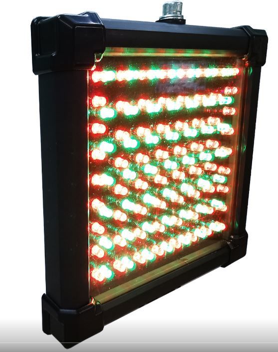 Светофор светодиодный односекционный ИС-2/24 Красный и Зеленый 145ММ