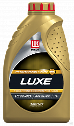 Моторное масло полусинтетика Лукойл Люкс 10W-40 SL/CF (5 л.) 
