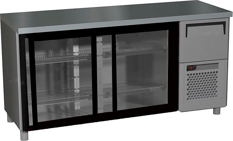 Стол холодильный Polus T57 M2-1-C 0430-1 (2) 9 (BAR-360К Сarboma)