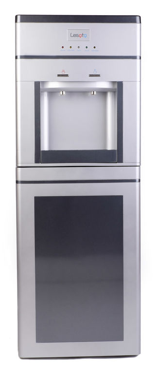 Кулер напольный с холодильником Lesoto 666 L-B silver