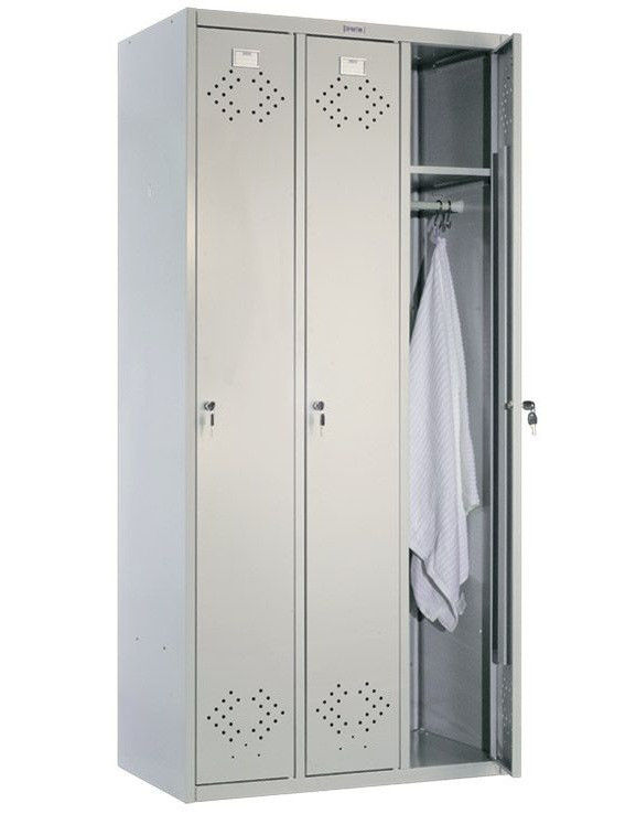 Шкаф для раздевалок (локер) ПРАКТИК LS -31 (1830x850x500 мм) Промет