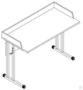 Стол ученический одноместный регулируемый по высоте и углу наклона столешницы