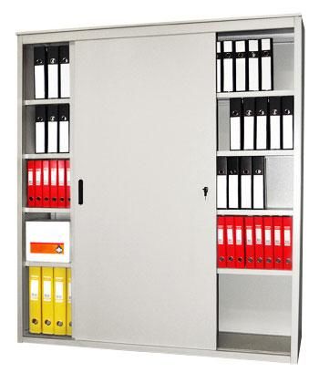Шкаф металлический архивно-хозяйственный с раздвижным дверями-купе AL 2015