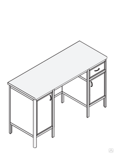 Лабораторная мебель на алюминиевом каркасе