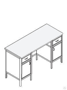 Лабораторная мебель на алюминиевом каркасе