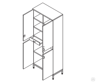 Шкаф для реактивов с вытяжкой