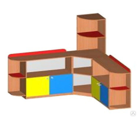 Угловая мебель в детский сад