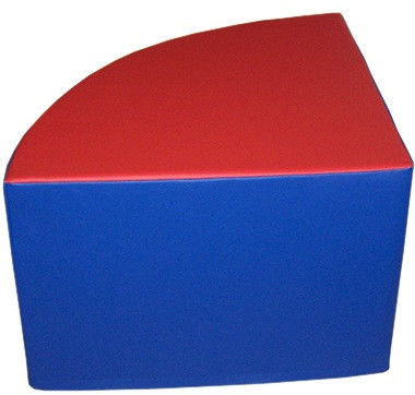 Мягкая игровая мебель "Пуфик угловой" (диаметр 1200)