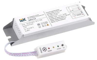 Блок аварийного питания БАП12-3,0 для светодиодных светильников IEK LLVPOD-EPK-12-3H