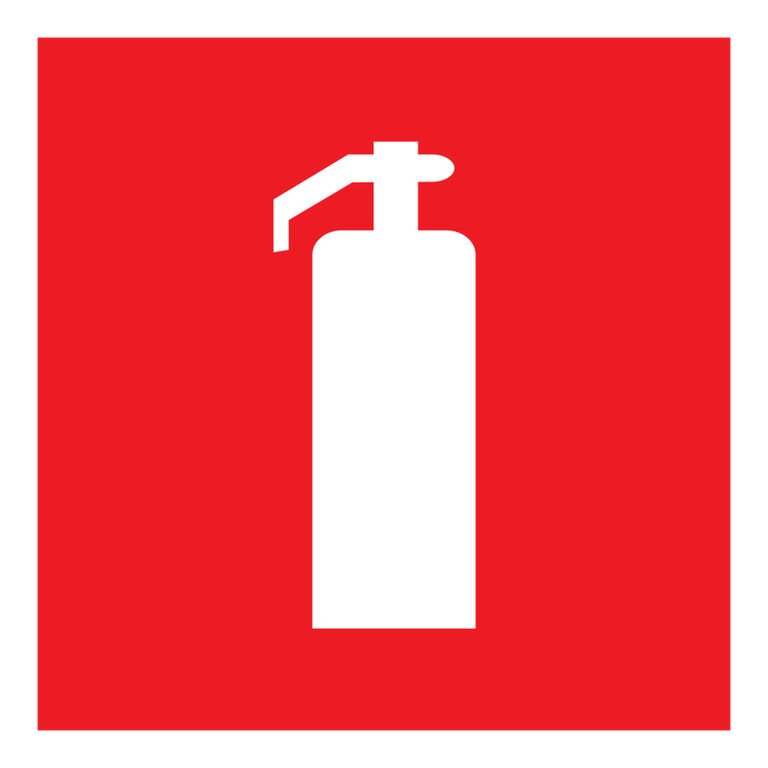 Наклейка знак пожарной безопасности "Огнетушитель"100*100 мм "Rexant"