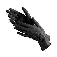 Перчатки нитрил. черные XL (100) Benovy