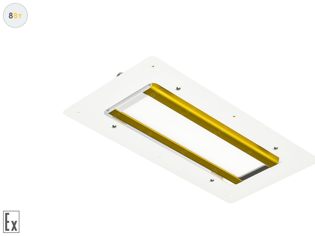 Светодиодный светильник Модуль Взрывозащищенный GOLD, для АЗС, 8 Вт, 120° 1