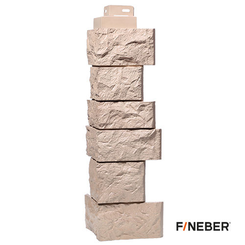 Угол внешний Fineber камень природный 447 цвет Песочный
