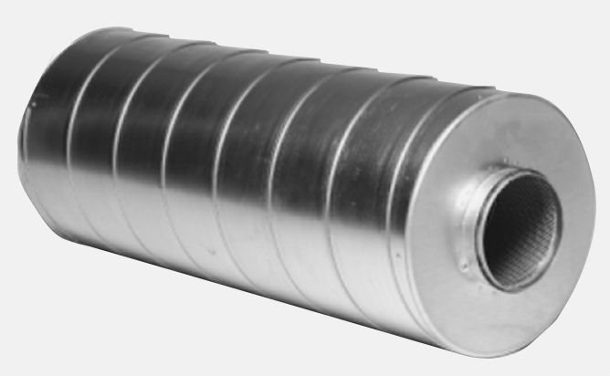 Шумоглушитель трубчатый круглый ГТК, D 100 мм, длина 600 мм