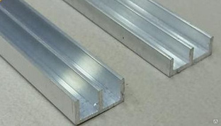 Профиль алюминиевый ш-образный 15,6х6,8х1,2 мм АД31