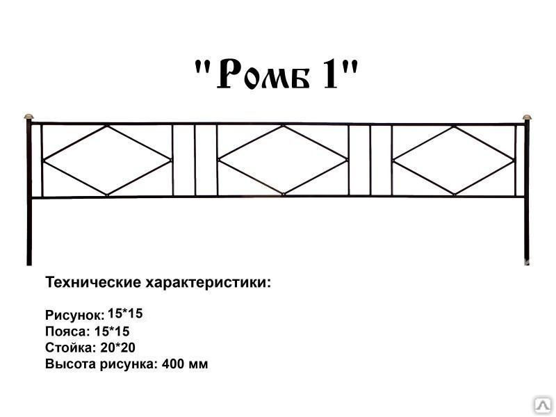 Образцы оградок на кладбище