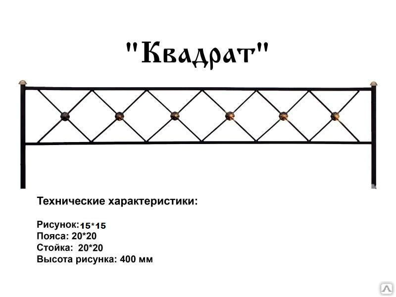 Размеры оградки на могилу на 2 места чертежи и размеры