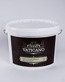 Штукатурка декоративная c эффектом камня травертин VATICANO Pasta Travertino 