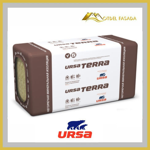 Утеплитель URSA TERRA 34 1250х610х100 мм 12 шт 9.15 м2 0,915 м3