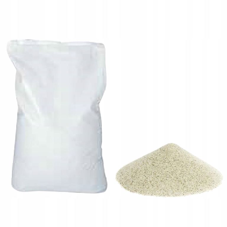 Кварцевый песок фракция 0,7-1,2 в мешках 25 кг