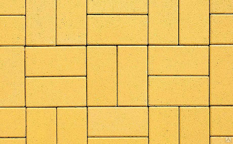 Плитка тротуарная прямоугольник Б.2.П.8 100х200 80 мм Стандарт Желтый